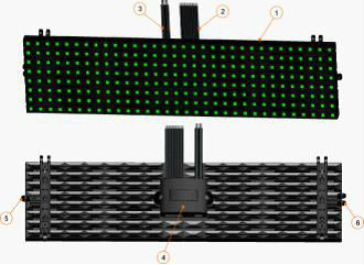 P10 OP-FSW-P10 video led curtain