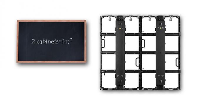 Video Full Color Indoor Led Screens , led wall display screen Front Rear service 1