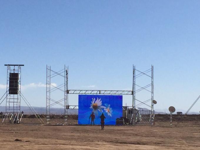 IP65 1R1G1B P5 Led Stage Backdrop Screen For Indoor Outdoor Video Wall 0