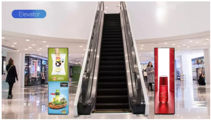 Indoor portable Advertising P2.5 P3 Media Poster LED Display Billboard 0