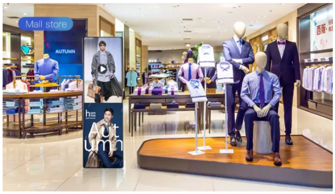 Indoor portable Advertising P2.5 P3 Media Poster LED Display Billboard 1