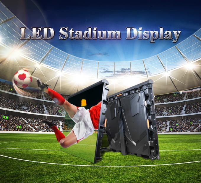 Outdoor Football Stadium Led Screen Perimeter Advertising Boards For Sports 0
