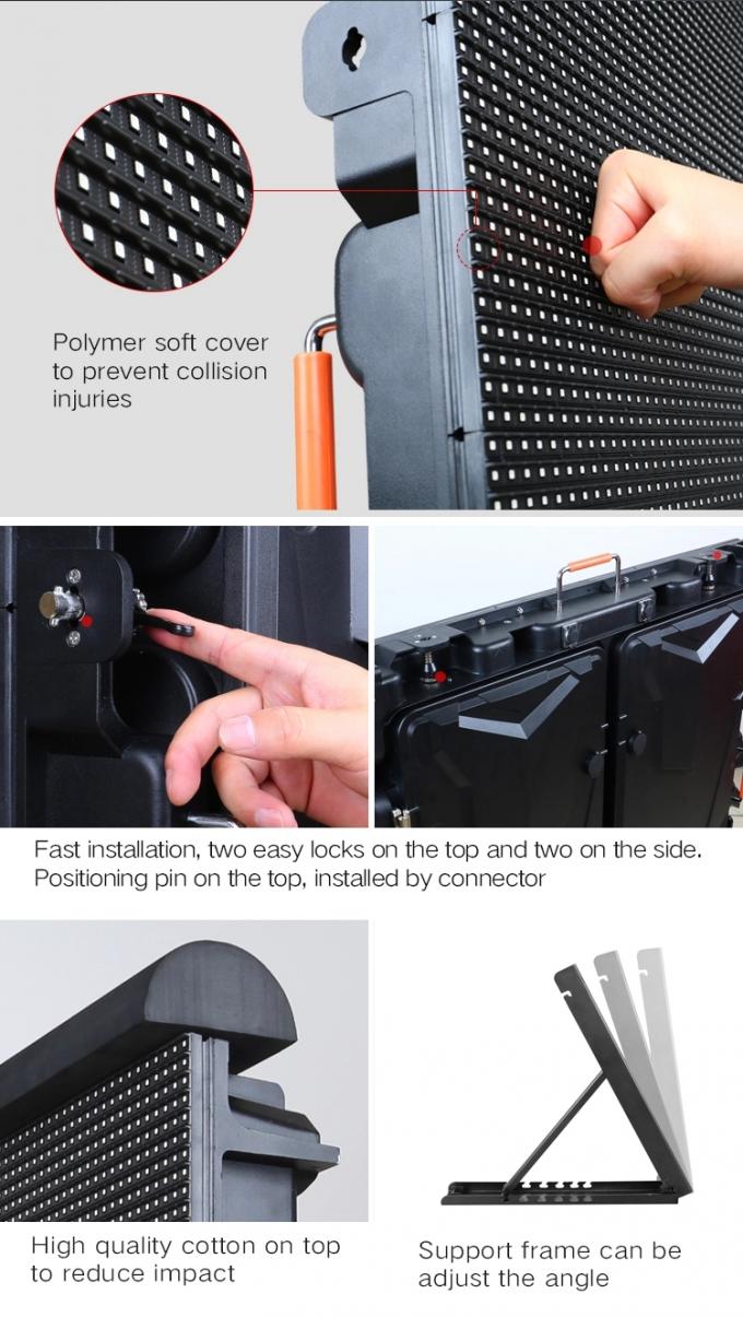 Outdoor Football Stadium Led Screen Perimeter Advertising Boards For Sports 2