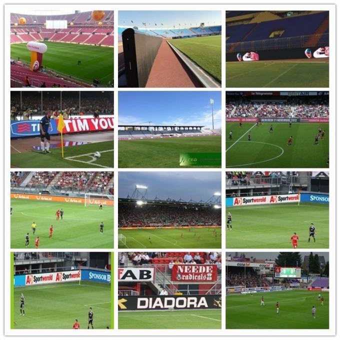 high brightness football field advertising Sports Stadium Scoreboard  p10 P16 top/ perimeter LED screen Display 2