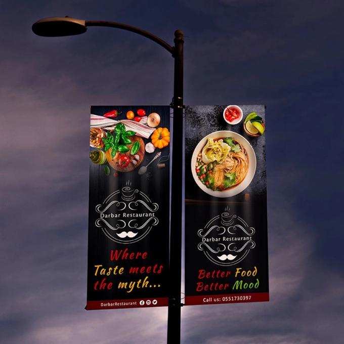 5000CD/SQM Outdoor Street Light Pole Led advertising Display Wifi 3G USB Wireless Control 2