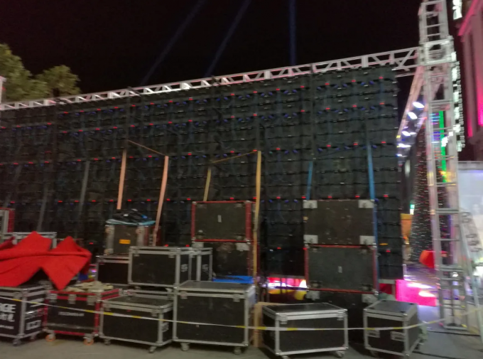 1R1G1B Outdoor Full Color Led Screen High Brightness P5 45W 2 Years Warranty 1