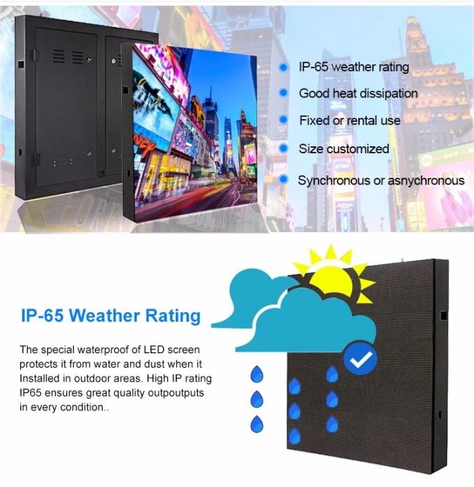 Full Color HD P6 Outdoor Led Module 192*192mm Advertising Led Screen Price/ Led Wall/ Led Display Screen 1