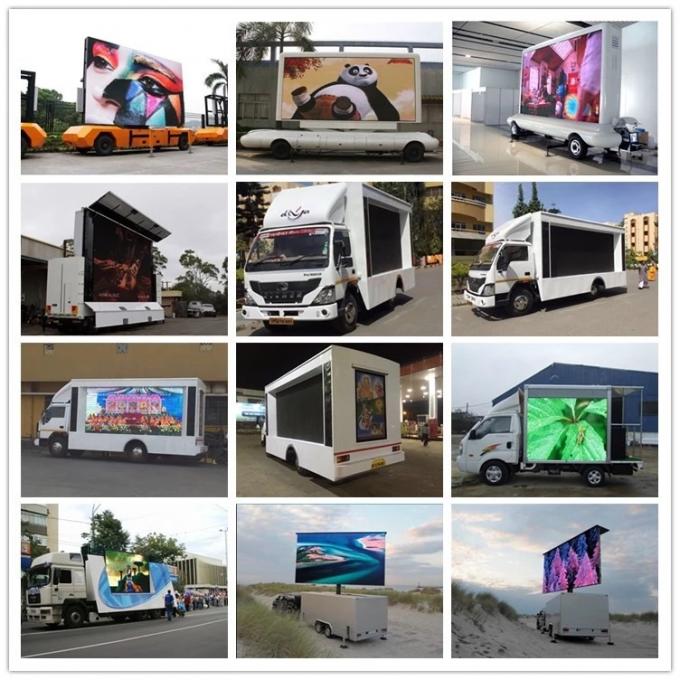 P5 Outdoor LED Display Screen Wall Truck LED Mobile Billboard Trailer AC220V/110V 2