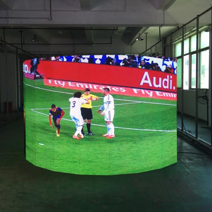 Epistar Chip Outdoor Flexible Led Screen Panel P2 P2.5 P3 P4 Iron / Aluminum Cabinet 1