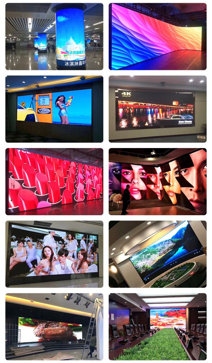 Full Color Indoor Led Display Screens Signs P3 Advertising Panel 1500cd/m2 Brightness 2
