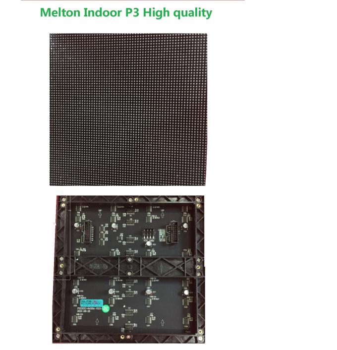 3mm Pixel Pitch Led Display Module 1200cd/m2 Brightness 1R1G1B  With Video 0