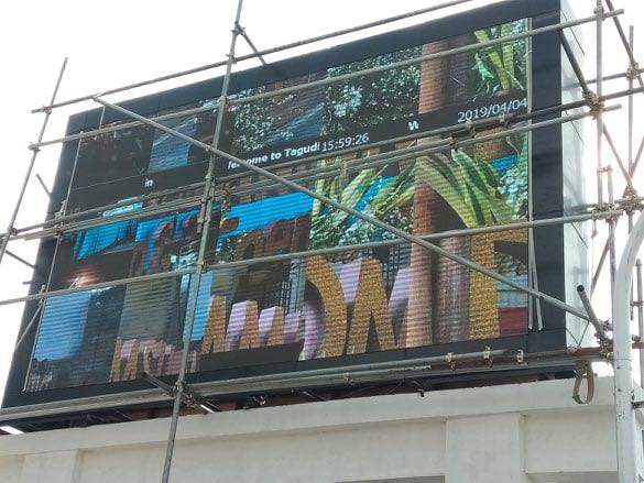 Slim Indoor High Definition Led Billboard Display Full Color SMD 3in1 CE Rohs 1