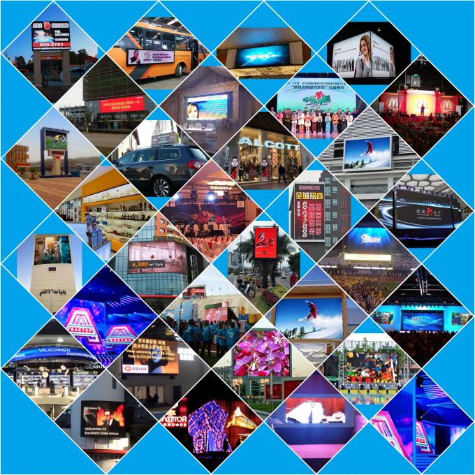 P5.95mm P6.25mm RGB high brightness Led Billboard Display with solar panels 1