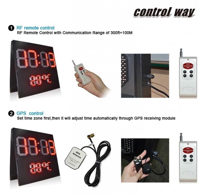 RF Gas Station 6500cd/sqm 2LM 10'' 7 Segment Led Display 0
