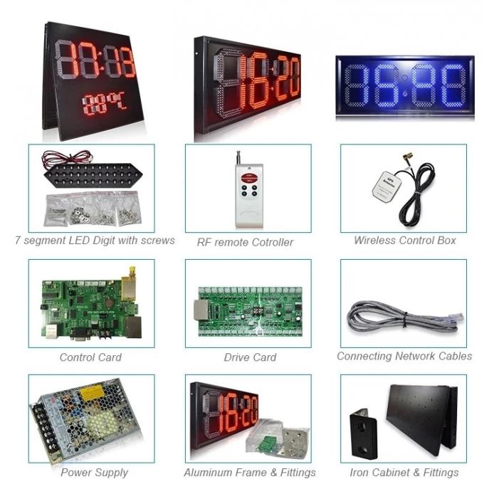 RF Gas Station 6500cd/sqm 2LM 10'' 7 Segment Led Display 2