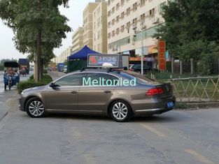 Flashing Taxi LED Display Stop Sign Message For Taxi Top Advertisement