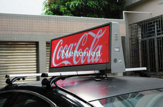 RGB video taxi top led display for logo/brand advertising with 3G/wifi control