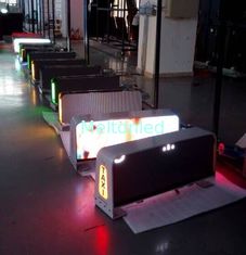 Elegant poster rgb taxi advertising screens P5MM double sides