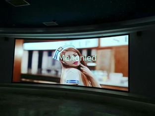 Full color p1.667 flexible led modules screen / indoor smd led soft screens ip43