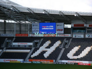 1R1G1B Waterproof Video 10mm Outdoor Full Color Led Display , 10000 dot / m2 Pixel