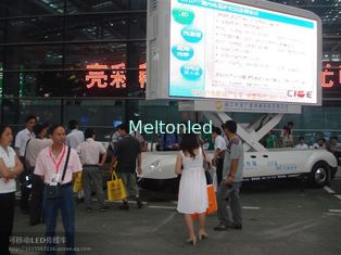Waterproof digital Led Mobile Billboard , RGB electronic billboard signs 1280mm Cabinet Width