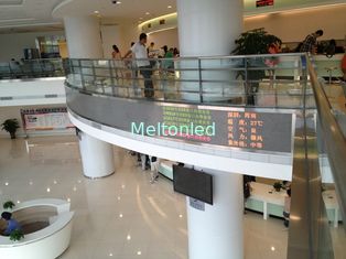 Tri Color Scrolling LED Message Sign High Brightness for Advertising 300w / m2