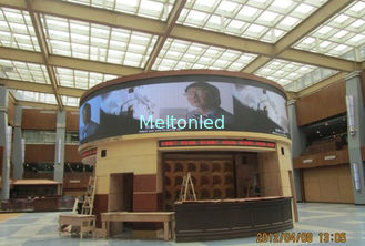 1R1G1B Indoor Led Screens , 1800cd / m2 Brightness Round Led Display