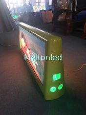 High Brightness Taxi Top Led Sign Waterproof Double Side Full Color Video 5mm Pixel Pitch