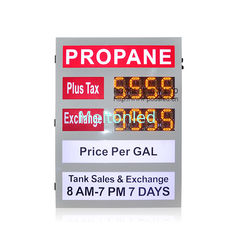 Colorful Gas Sign Full Color Outdoor Advertising Led Display 2 Years Warranty