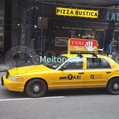 6mm Pitch Taxi LED Display Waterproof IP65 Full Color 128 x 16dot Resolution