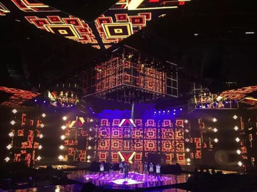 China High Resolution P6 P5 P4 P2 P3 LED Advertising Screen , Video Wall Rental display company