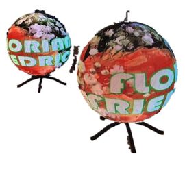 China 1m Diameter Custom LED Display , P4 SMD Full Color Curved Round Led Display Ball company