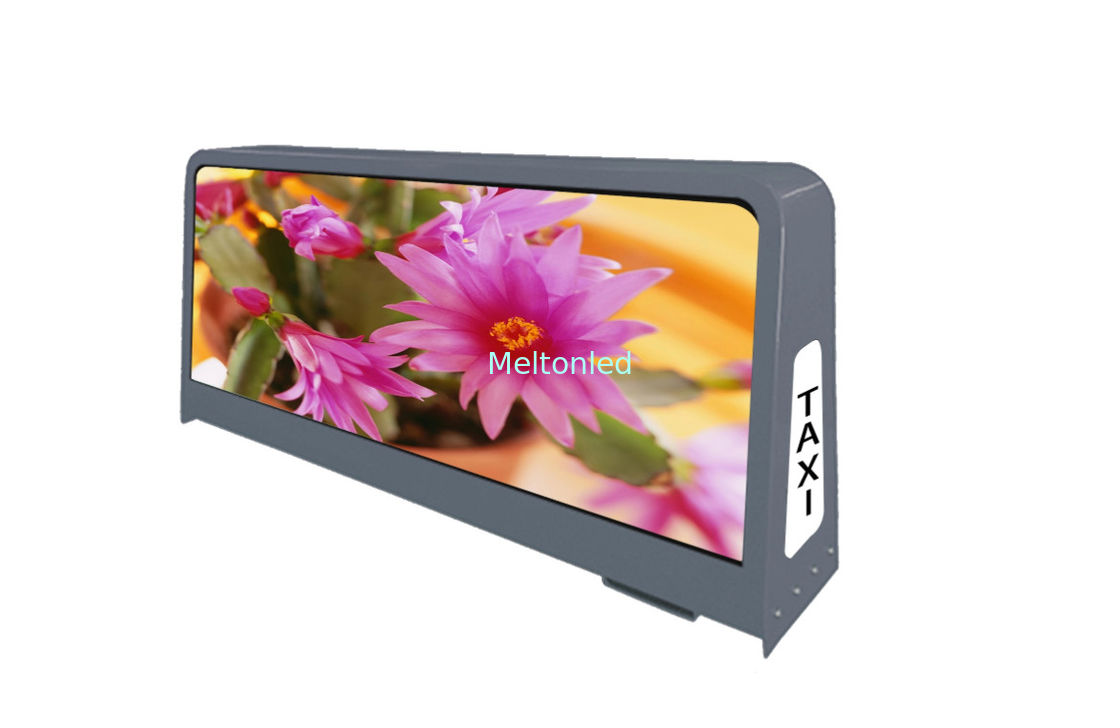 Outdoor full color taxi top screen P5 P4 led display board for moving advertising 0