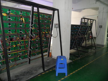 High Brightness Outdoor Scrolling White LED Sign Waterproof 3906 dots / m2