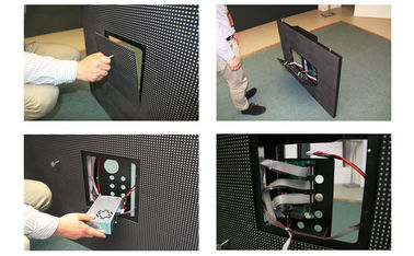 Energy - saving P3.91 High Refresh Rate HZ Indoor Led Screens Black SMD 3IN1 2121 Cree Chip