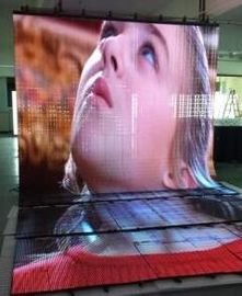 P10mm outdoor flexible led video wall rental display screens transparent super refresh rate