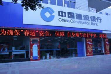 F3.75 Electronic Red Green Blue Yellow White Scrolling LED Sign High Brightness , Modular LED Display