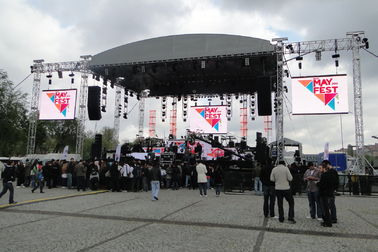 P6 Indoor Rental Video Wall and Stage Background Full-color LED Display with High-refresh Rate