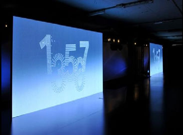 1 / 8 Scan P7.62mm Indoor Led Screens , 1R1G1B Flat Led Display