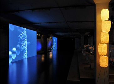 1 / 8 Scan P7.62mm Indoor Led Screens , 1R1G1B Flat Led Display