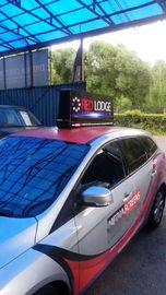 Digital car led display board , 3G taxi top sign 1/8 scanning