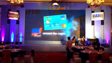 P6 Clear Media Facade / Glass led curtain wall Transparent full color