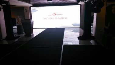 Full color p1.667 flexible led modules screen / indoor smd led soft screens ip43