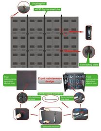 P5 advertising Indoor Led Screens , Al full color led display screen 12kg / pc