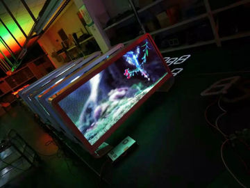 Energy saving Double Side P5 Taxi LED Display surpport 3G Wireless GPS , 160mm× 160mm