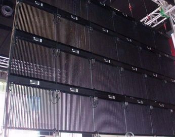 SMD 5050 3 In 1 Transparent Led Display 5000K P12.5 For Video Broadcasting