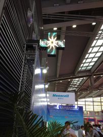 Pharmacy Cross P10 Scrolling LED Sign Dual Color IP65 , Advertising Custom Led Signs