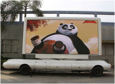 Aluminum / Iron Led billboard truck advertising High brightness outdoor advertising billboards