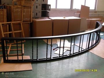 Aluminum Curved Led Display Full Color Circle Shape 8000nits Brightness