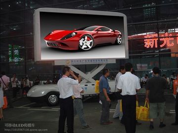 Waterproof digital Led Mobile Billboard , RGB electronic billboard signs 1280mm Cabinet Width